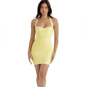 House of CB Maliha Halter Underwire Mini Dress